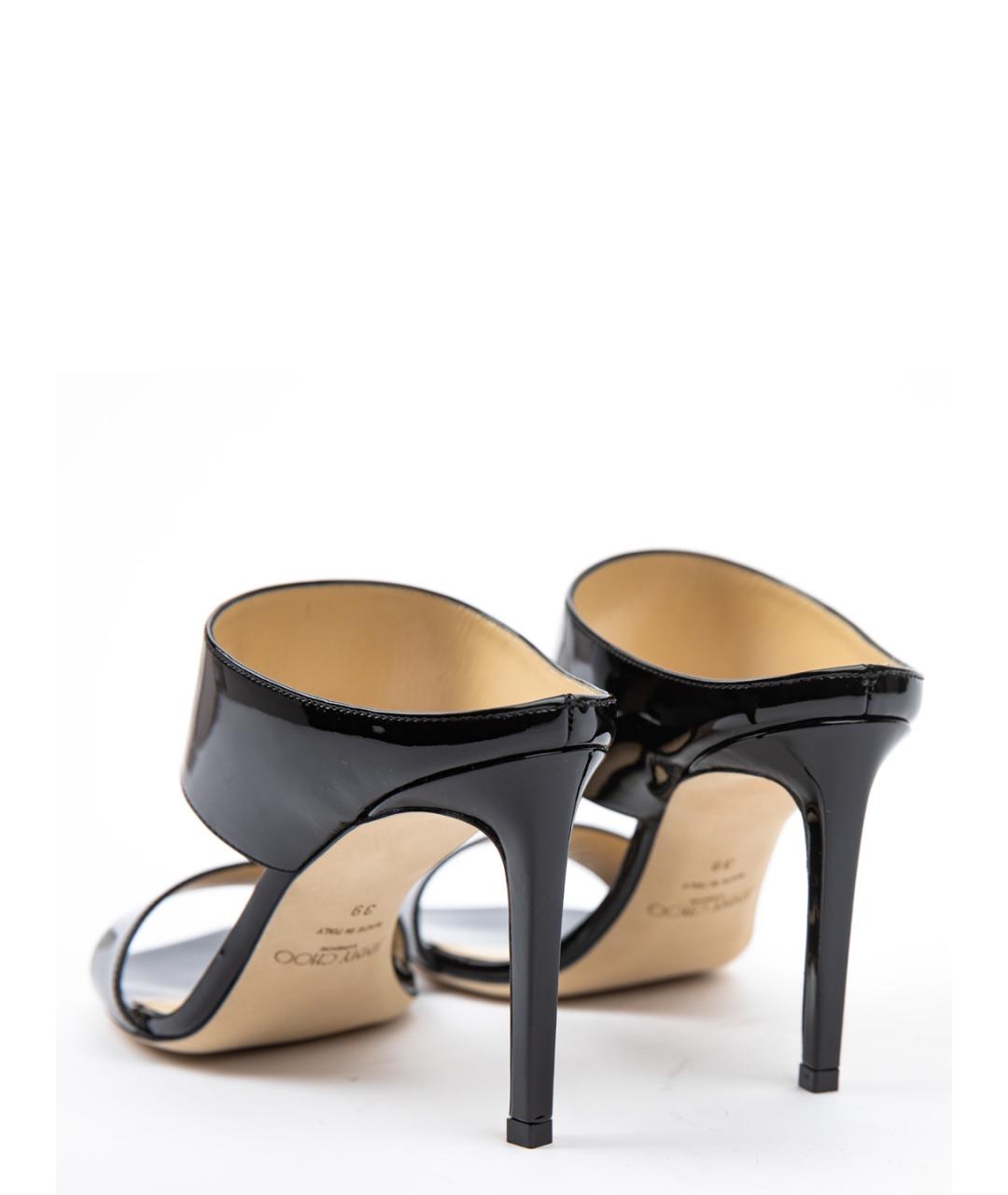 JIMMY CHOO Черные мюли, фото 4