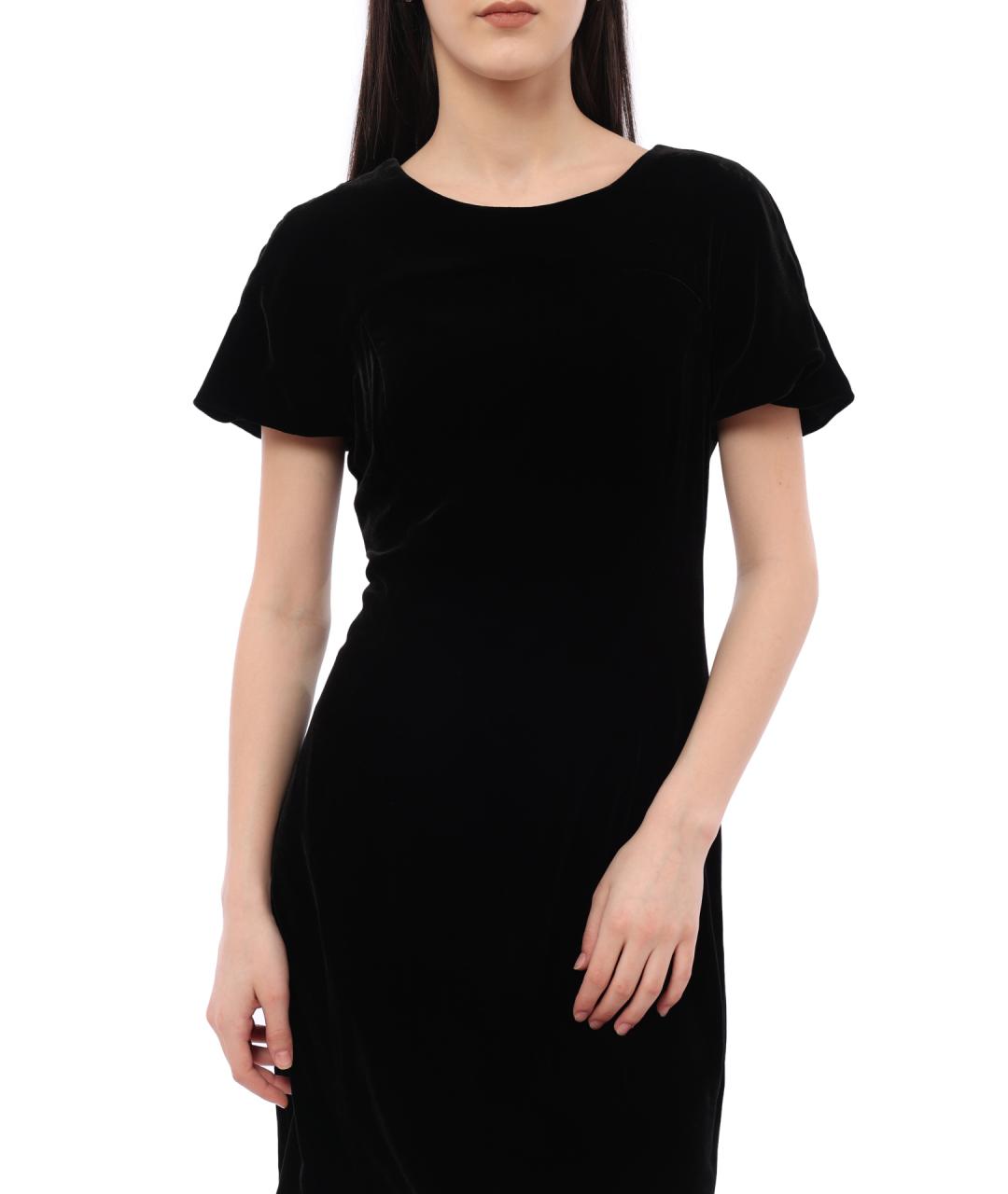 EMPORIO ARMANI Черное повседневное платье, фото 3