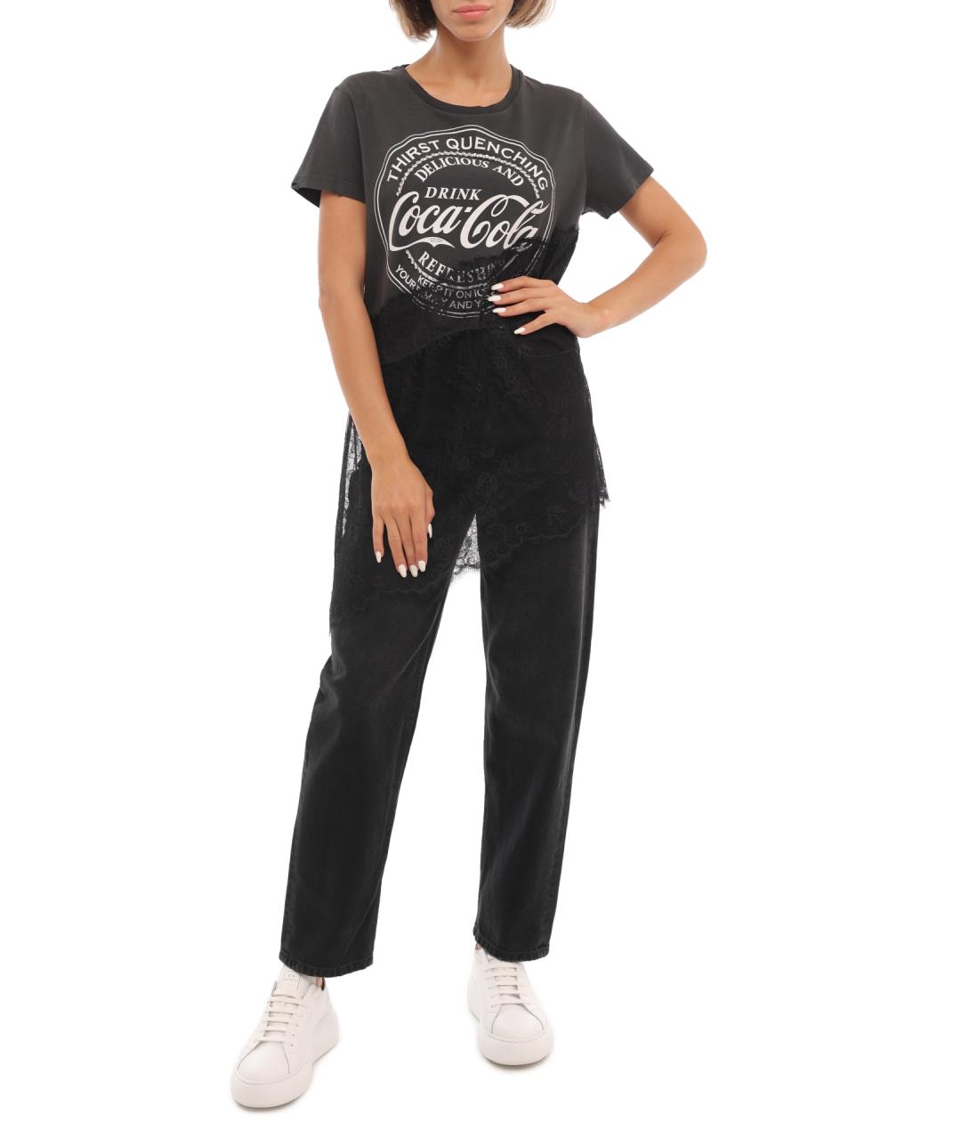 PINKO Черная футболка, фото 7