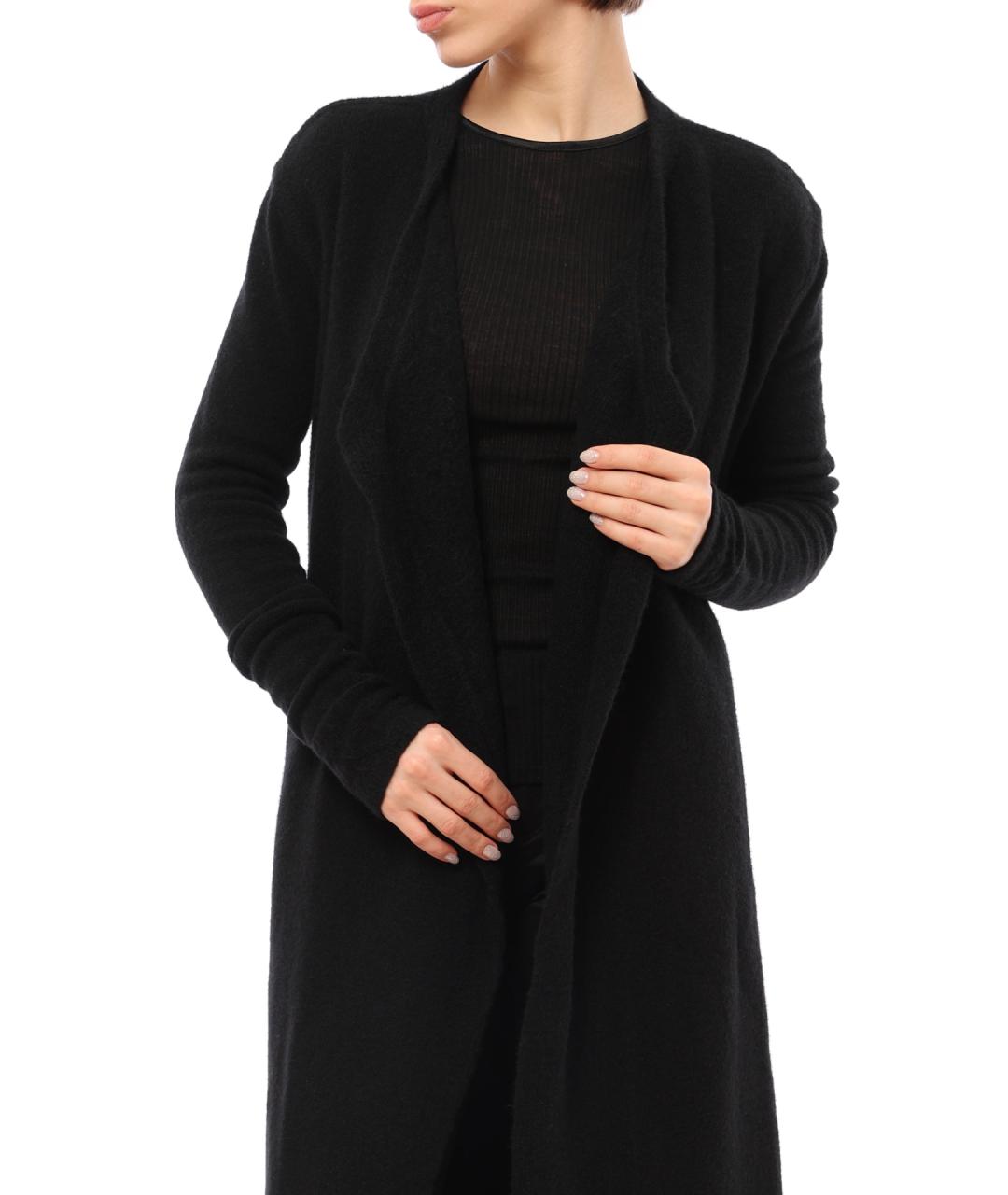 RICK OWENS Черный кардиган, фото 3