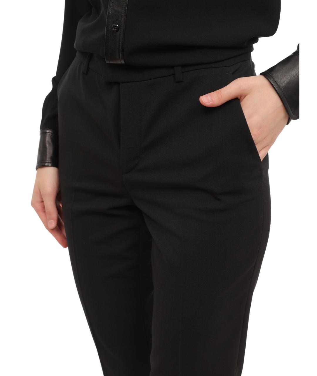VALENTINO Черные прямые брюки, фото 5