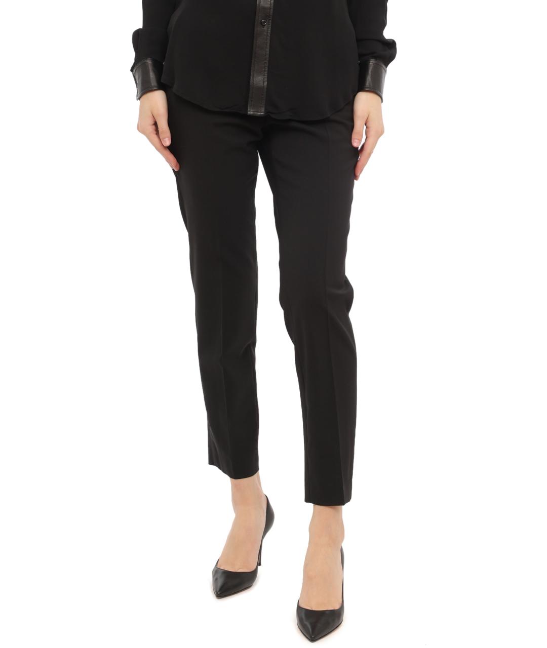 VALENTINO Черные прямые брюки, фото 1