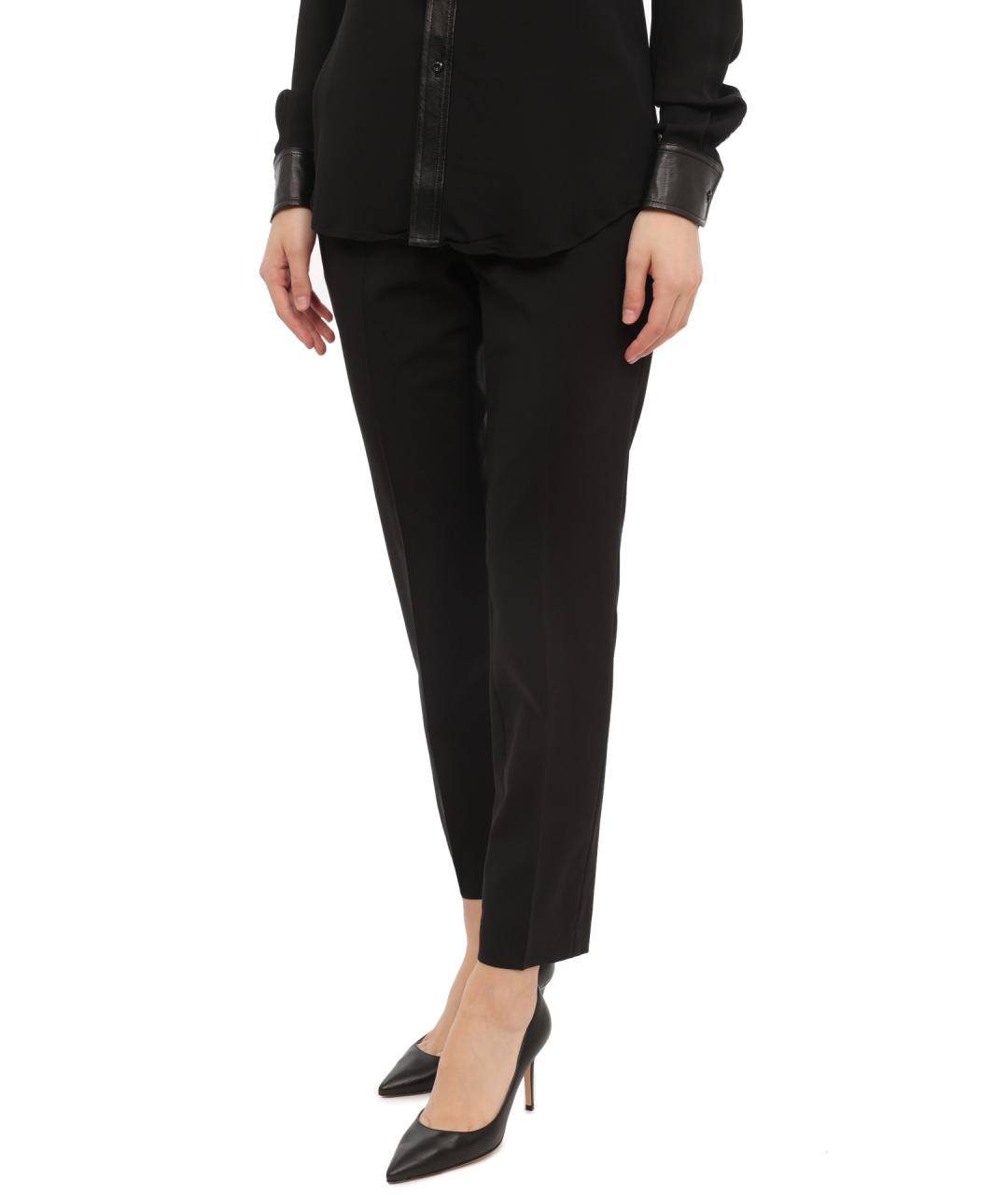 VALENTINO Черные прямые брюки, фото 3