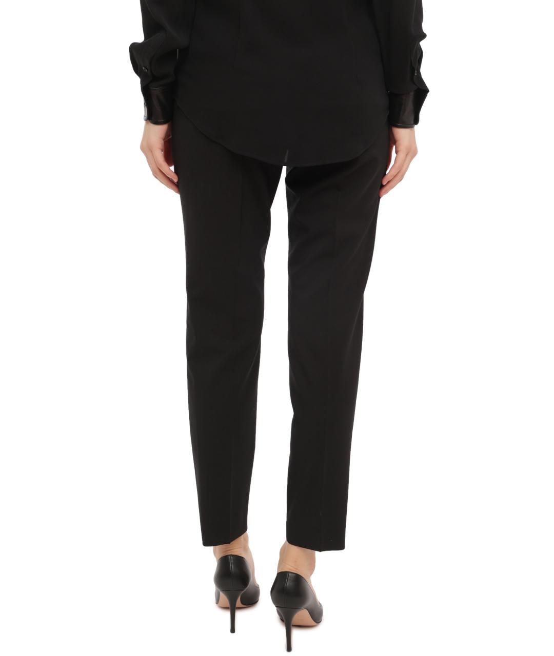 VALENTINO Черные прямые брюки, фото 4