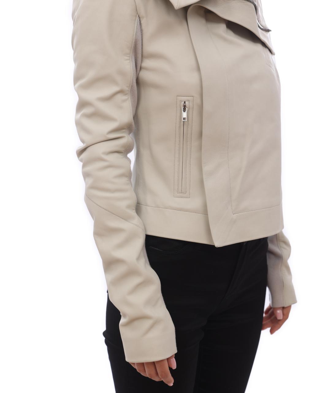 RICK OWENS Кожаная куртка, фото 4