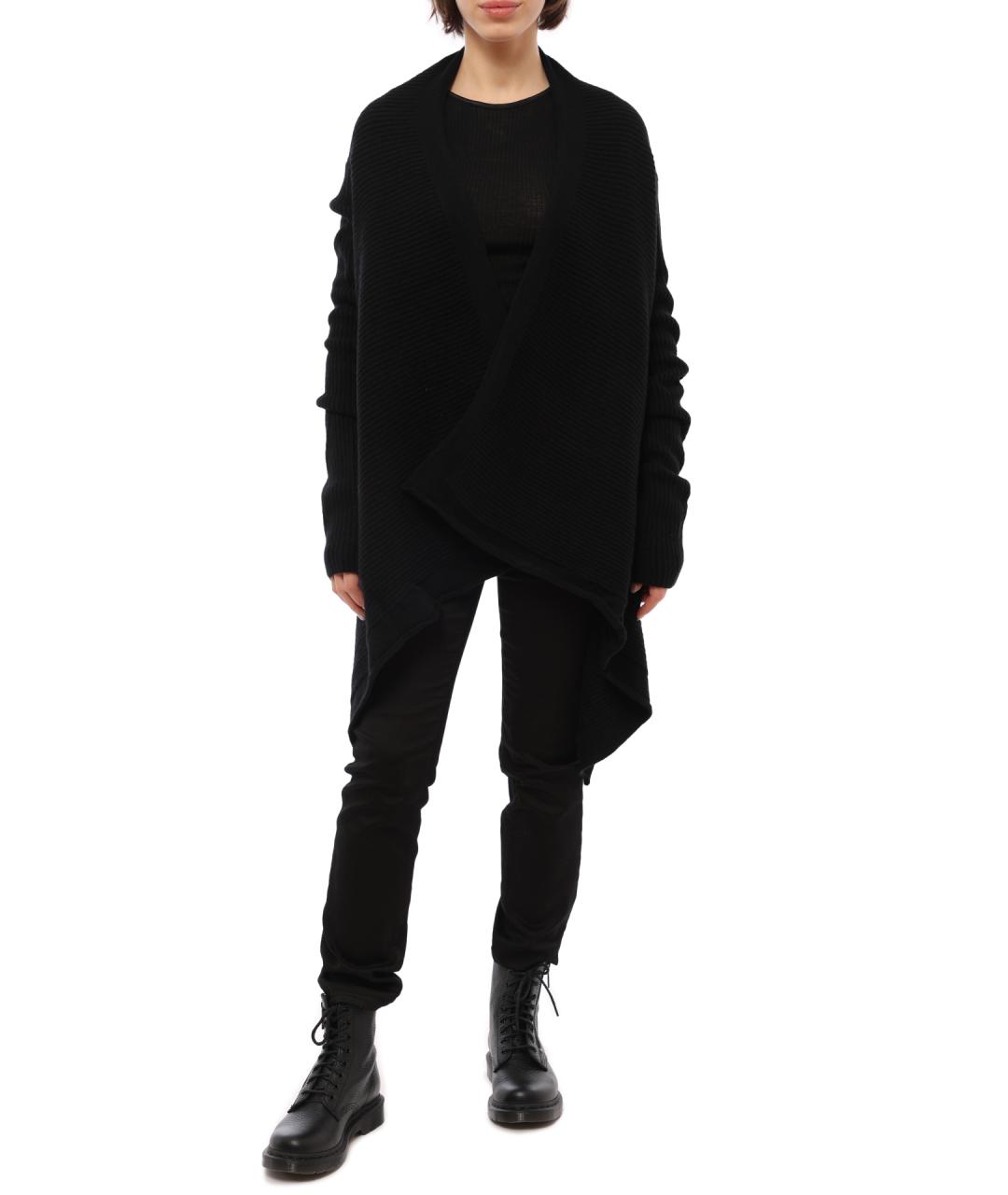 RICK OWENS Черный кардиган, фото 1