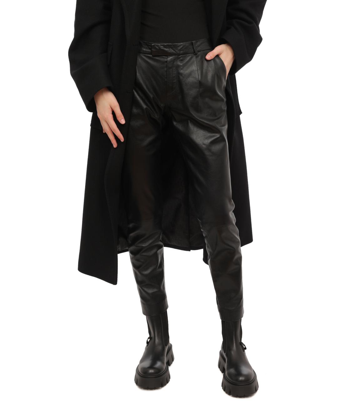 VALENTINO Черные брюки узкие, фото 3