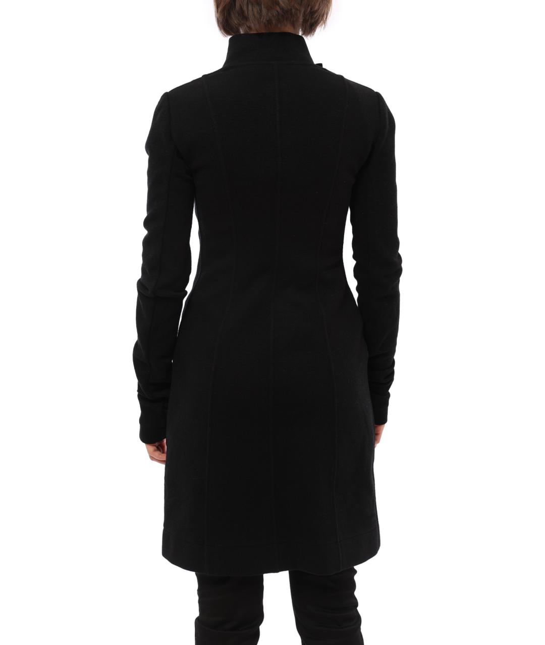 RICK OWENS Черное пальто, фото 5