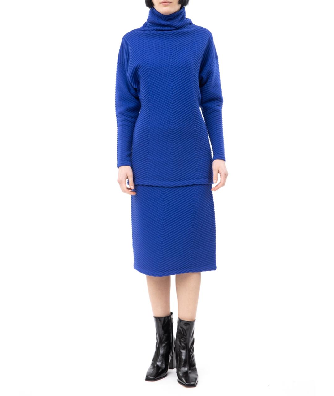 VICTORIA BECKHAM Синий джемпер / свитер, фото 2