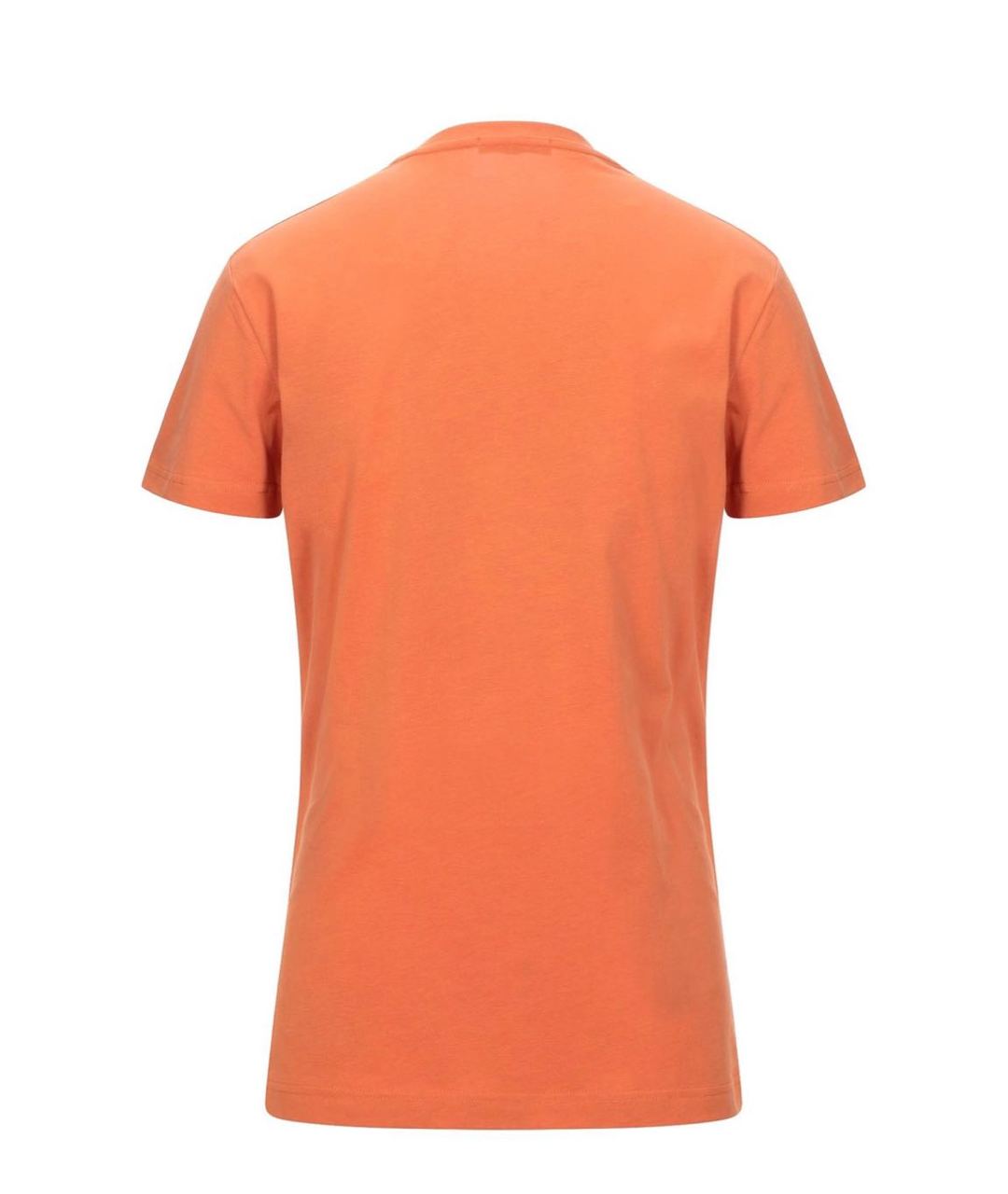 VERSACE JEANS COUTURE Оранжевая хлопковая футболка, фото 2