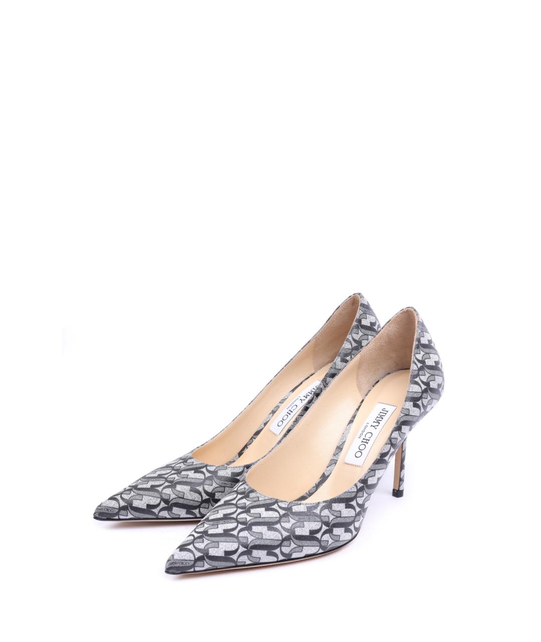 JIMMY CHOO Серебряные туфли, фото 2