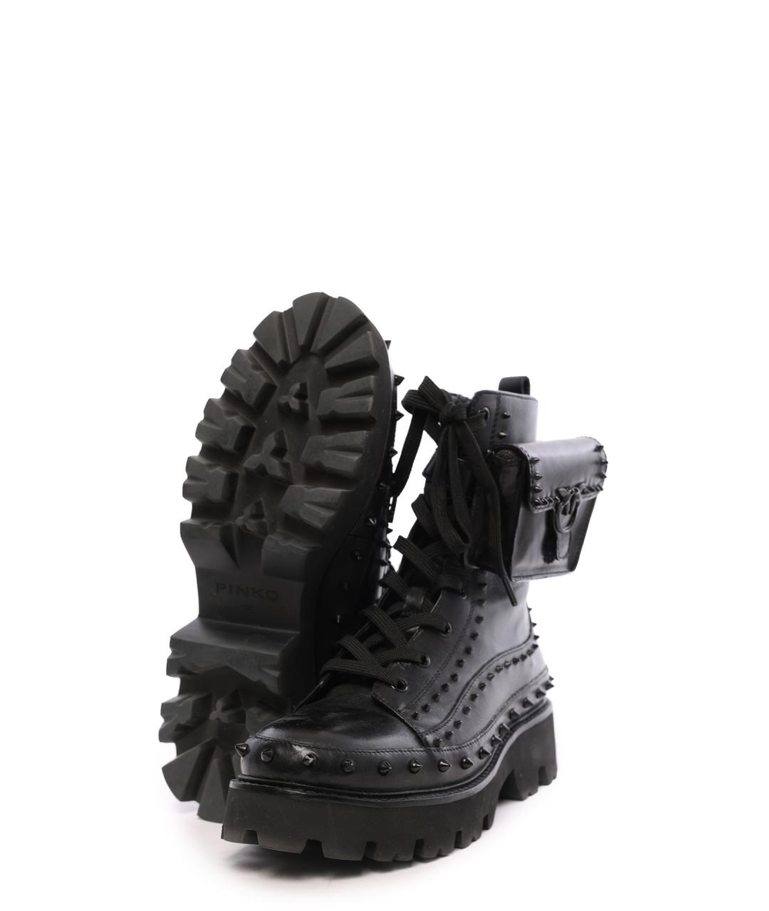 PINKO Черные ботинки, фото 3
