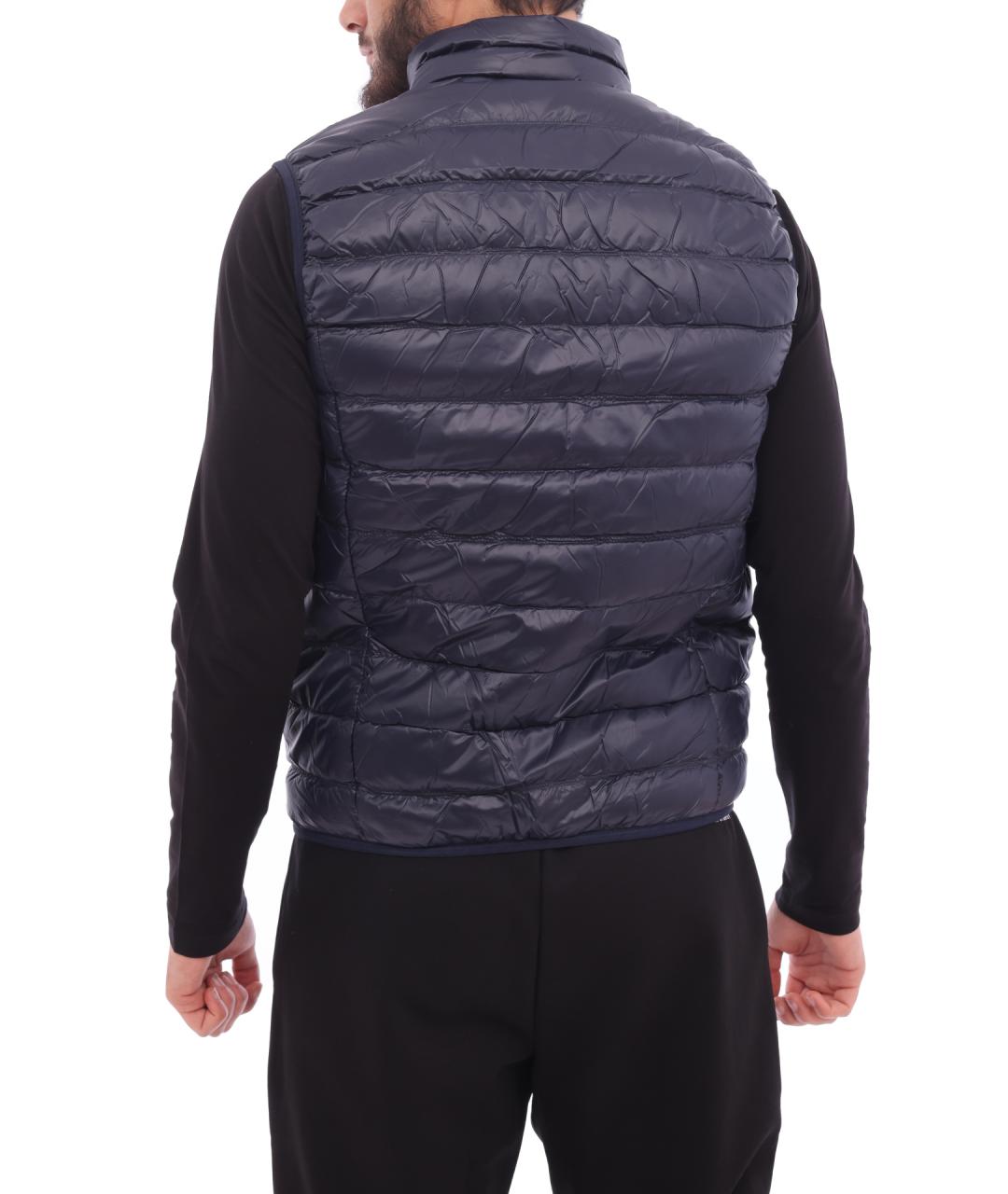 EA7 Темно-синий полиамидовый жилет, фото 3