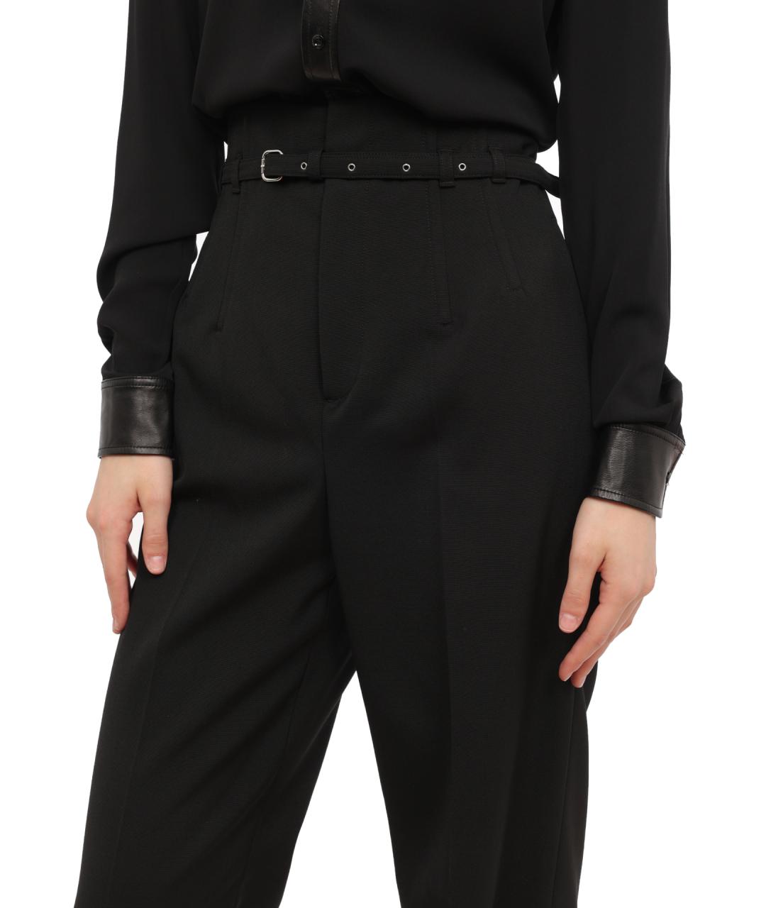 VALENTINO Черные прямые брюки, фото 3
