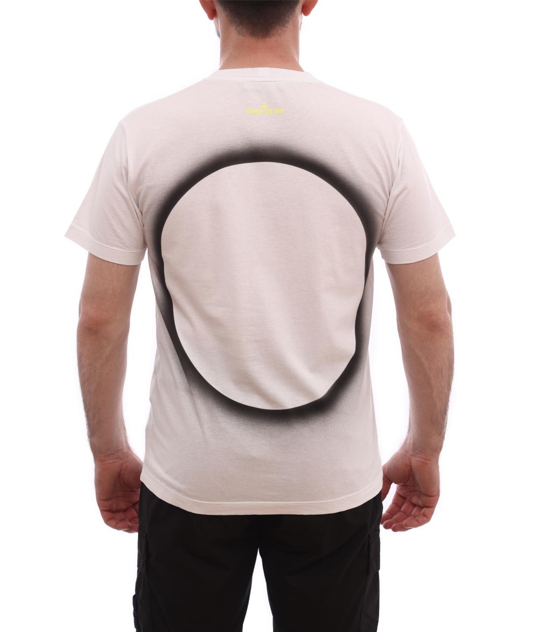 STONE ISLAND Мульти хлопковая футболка, фото 3