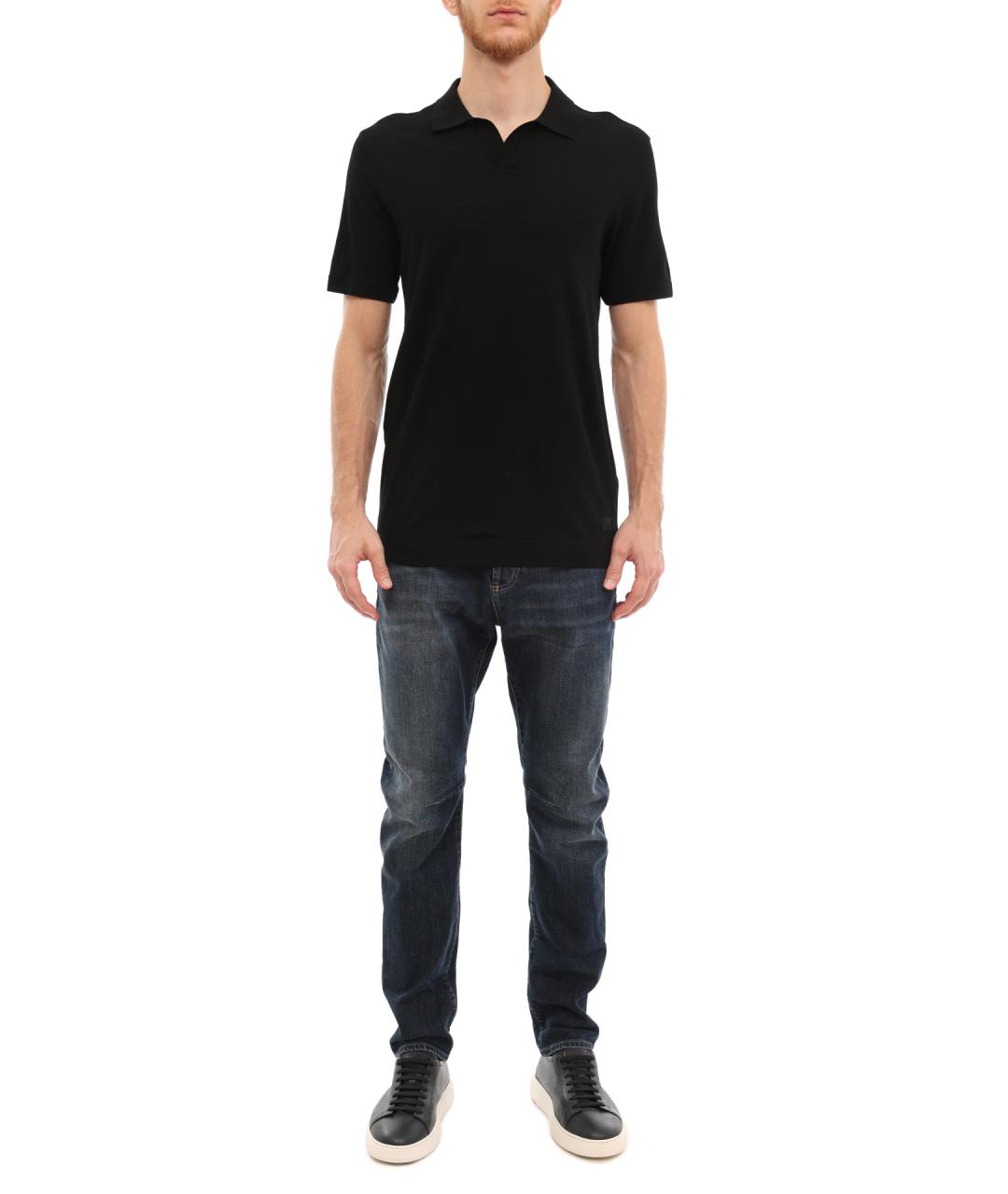 ZEGNA Черная футболка, фото 1