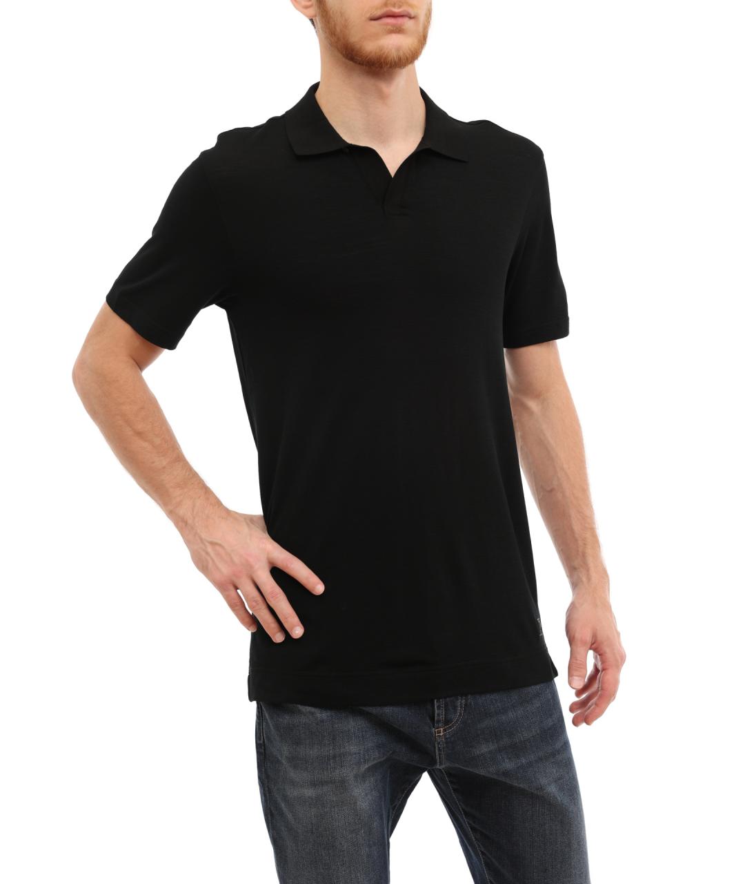 ZEGNA Черная футболка, фото 2