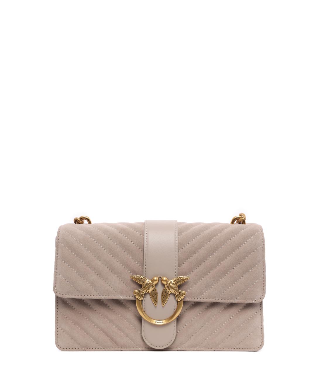 PINKO Серая сумка через плечо, фото 1