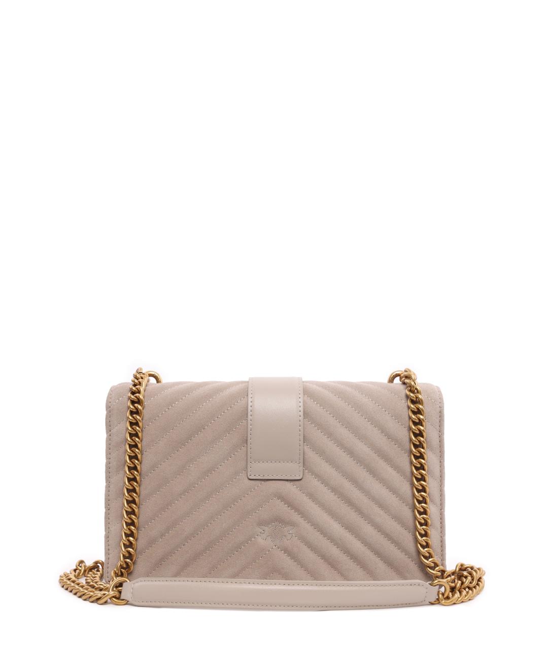 PINKO Серая сумка через плечо, фото 4