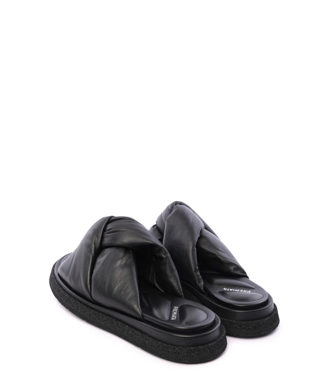 PREMIATA Черные шлепанцы, фото 3