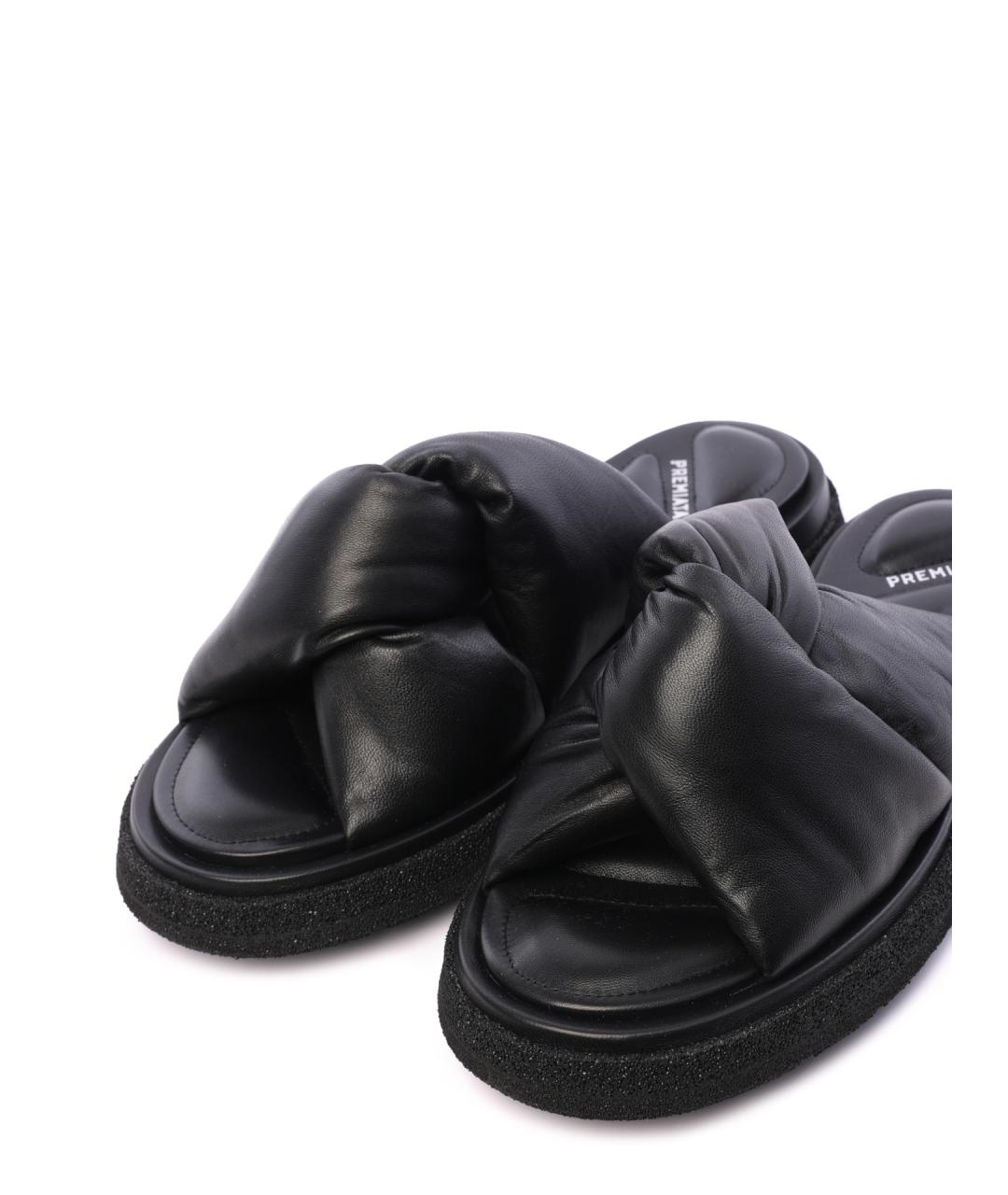 PREMIATA Черные шлепанцы, фото 5