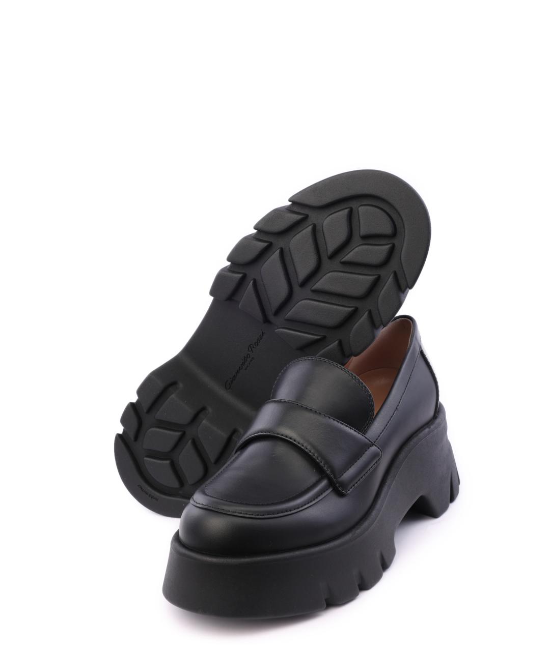 GIANVITO ROSSI Черные лоферы, фото 4