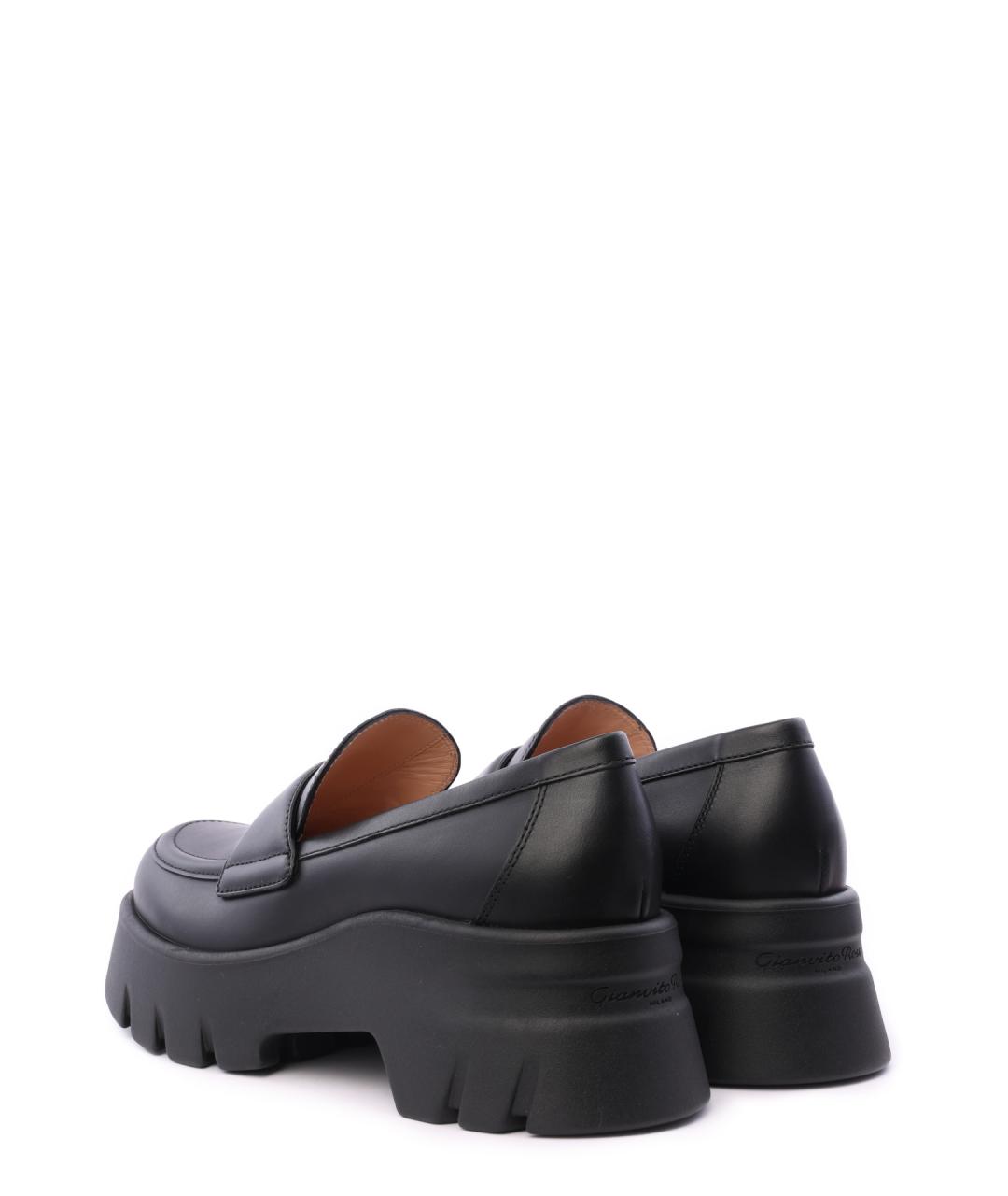 GIANVITO ROSSI Черные лоферы, фото 3