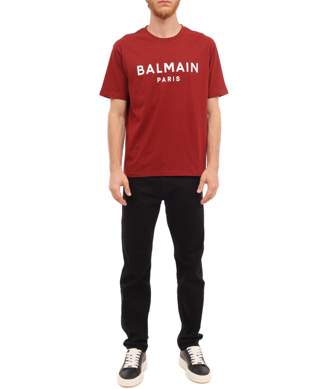 BALMAIN Красная футболка, фото 2