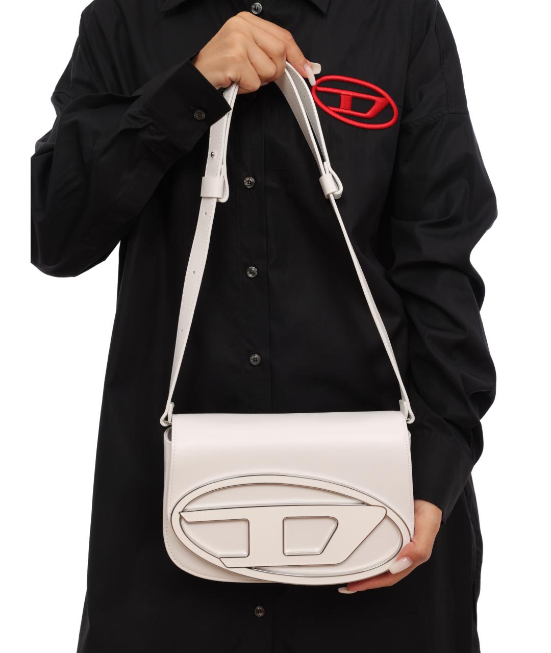 DIESEL Белая сумка через плечо, фото 6