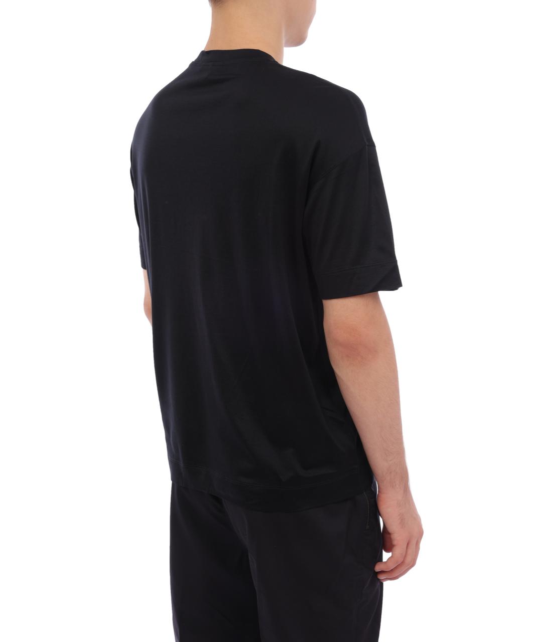 EMPORIO ARMANI Синяя футболка, фото 5