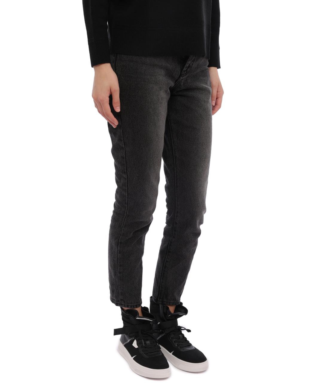 ARMANI EXCHANGE Черные прямые джинсы, фото 3