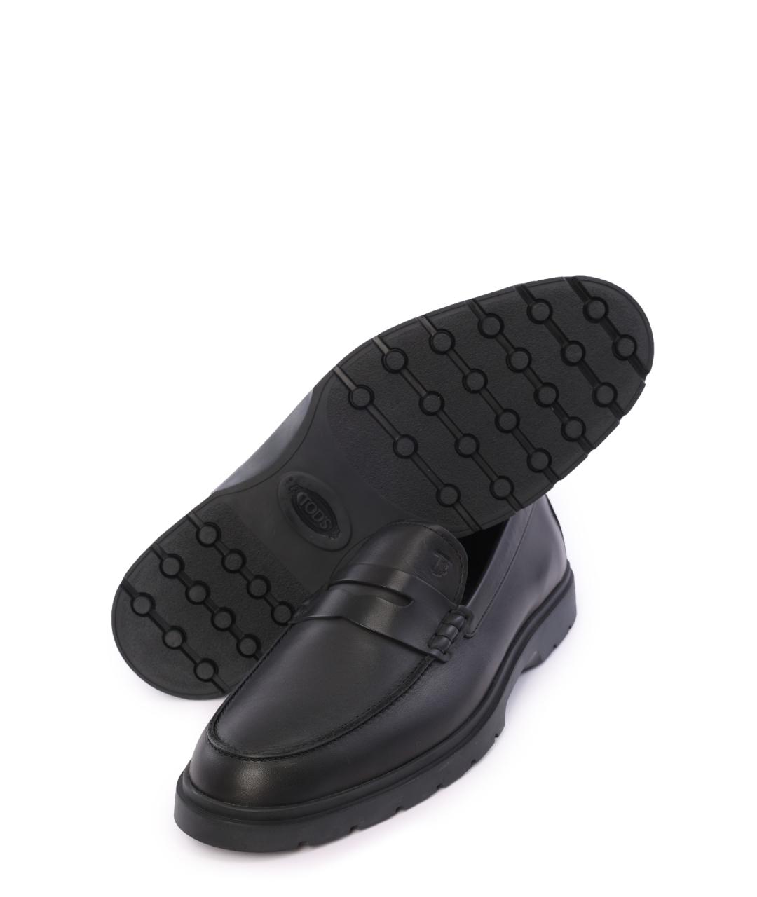 TOD'S Черные лоферы, фото 5