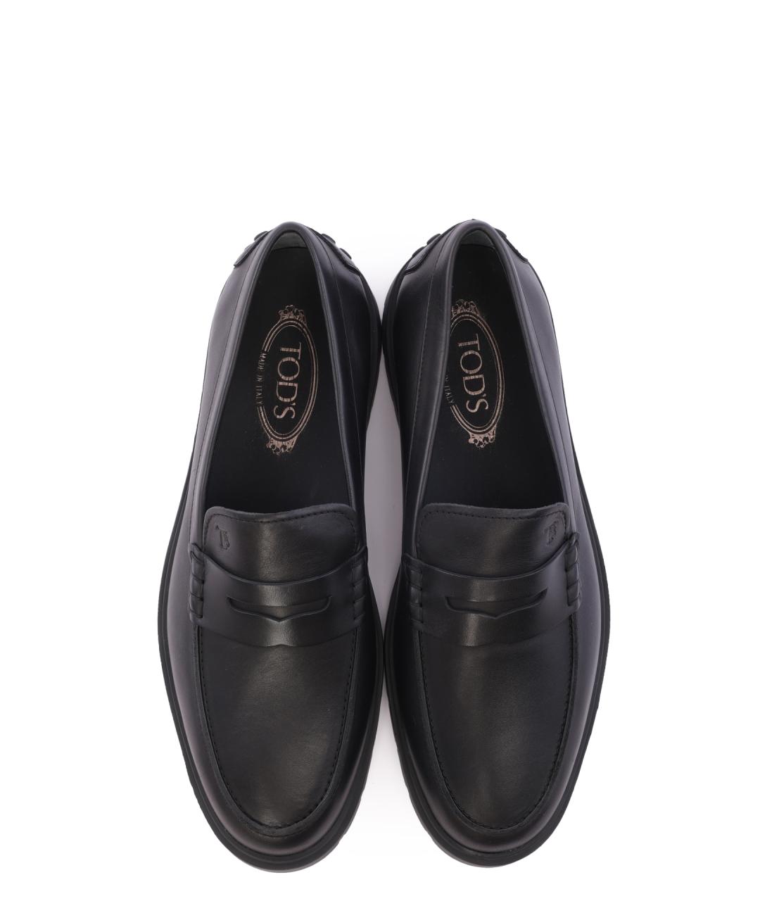 TOD'S Черные лоферы, фото 4
