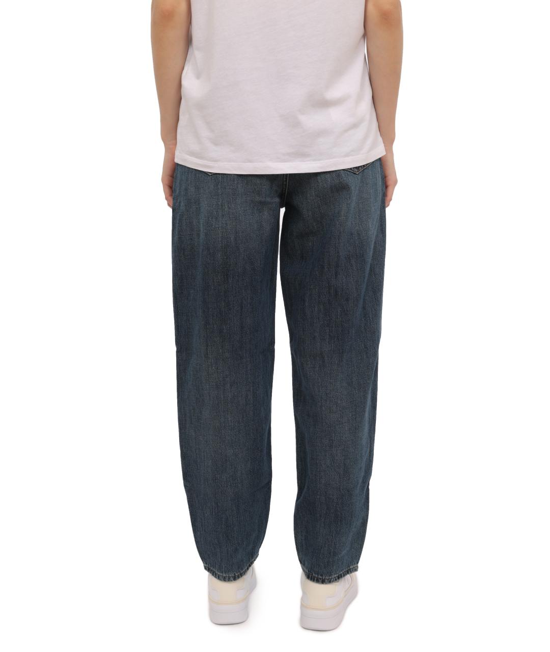 TOMMY HILFIGER Синие хлопковые прямые джинсы, фото 4