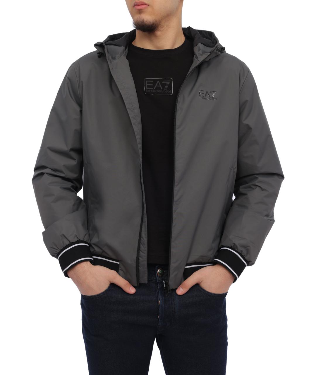 EA7 Серая куртка, фото 1