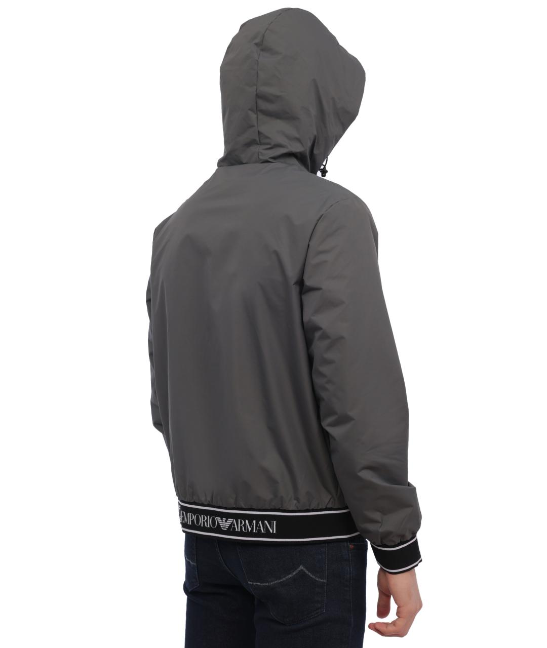 EA7 Серая куртка, фото 6