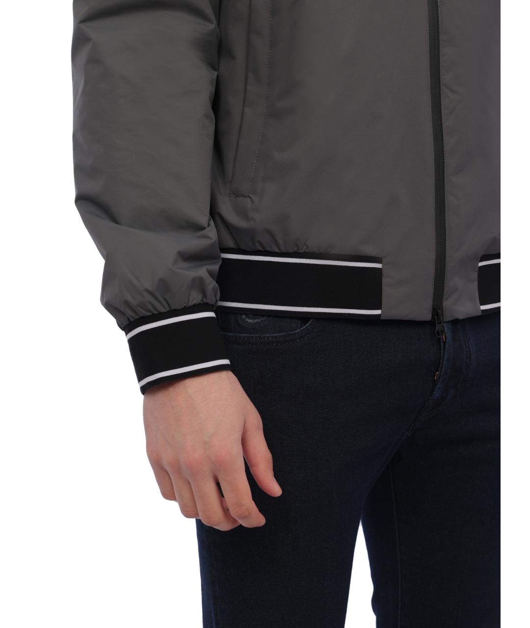 EA7 Серая куртка, фото 5