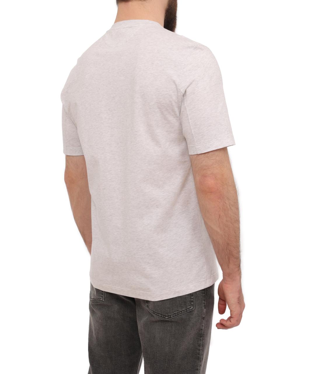 BRUNELLO CUCINELLI Хлопковая футболка, фото 5