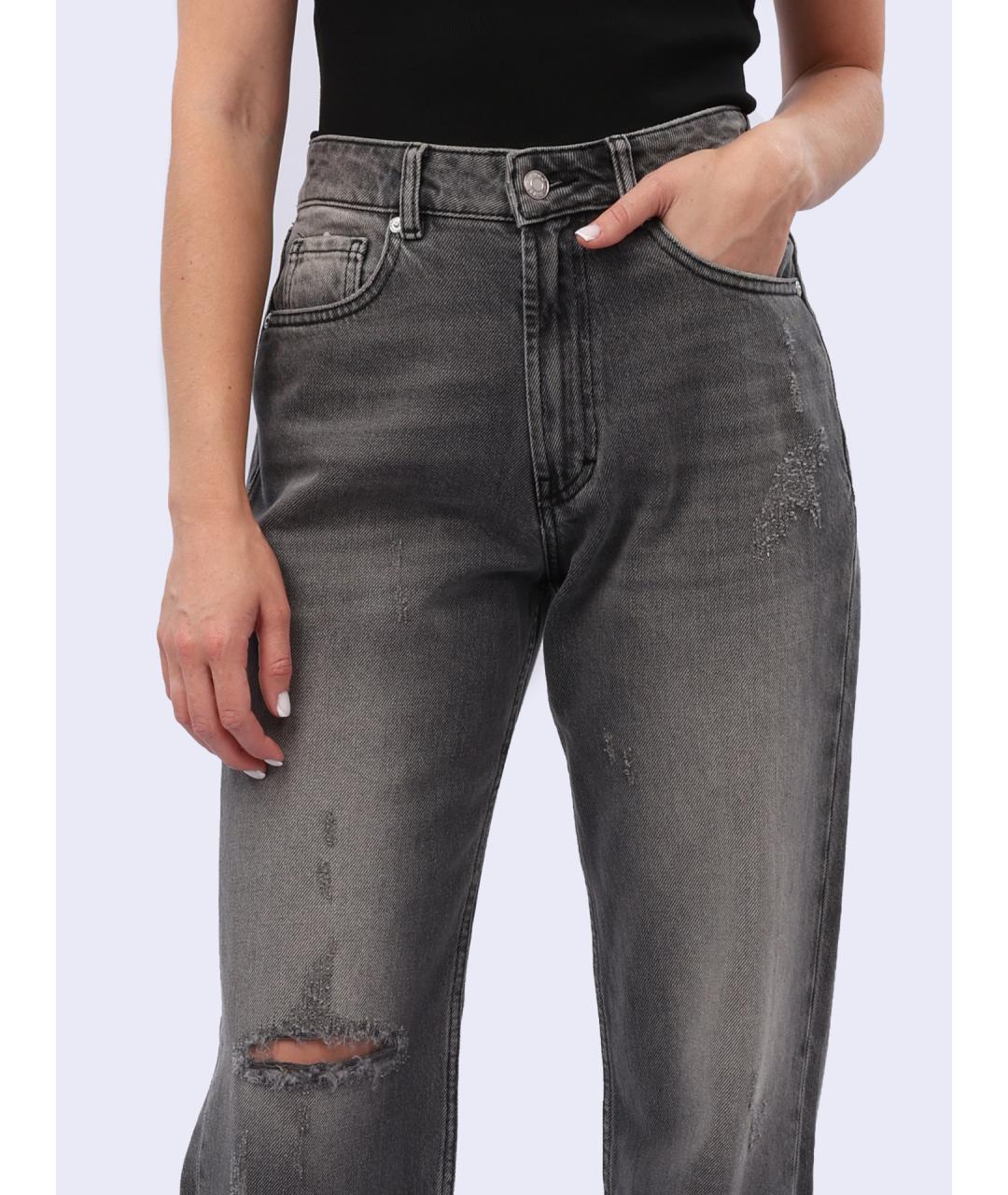 HUGO Хлопковые прямые джинсы, фото 5