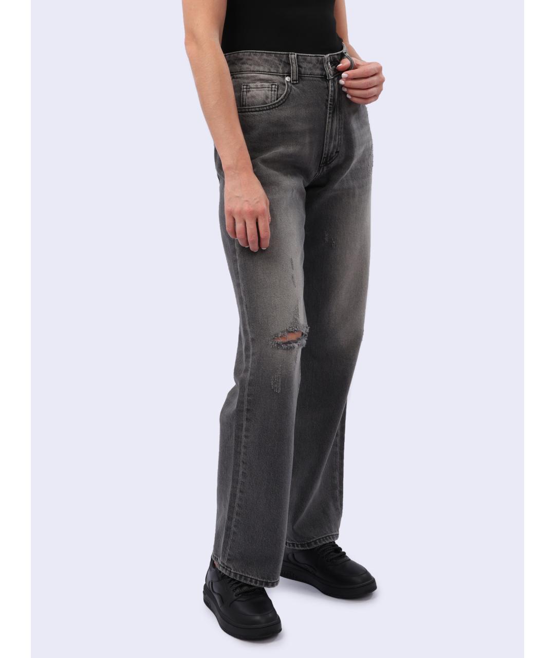 HUGO Хлопковые прямые джинсы, фото 3