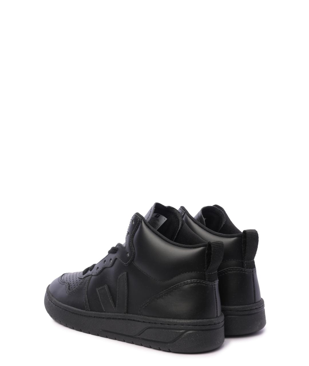 VEJA Черные кожаные кеды, фото 3