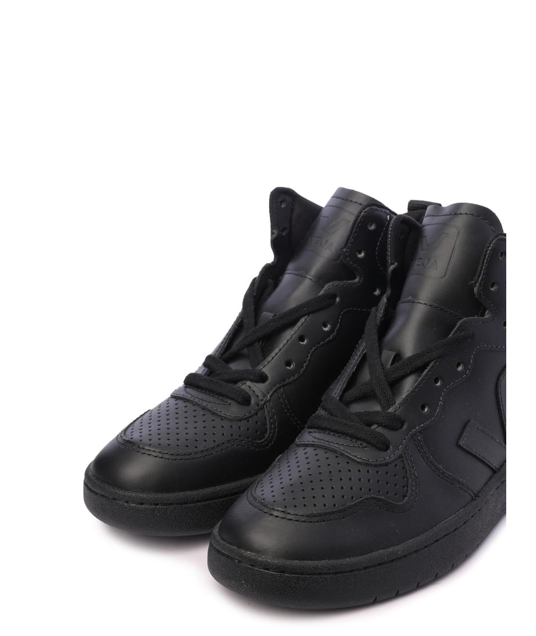 VEJA Черные кожаные кеды, фото 6