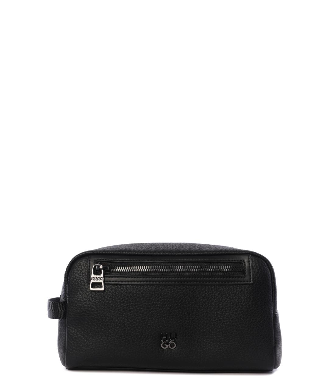 HUGO Черная барсетка, фото 1