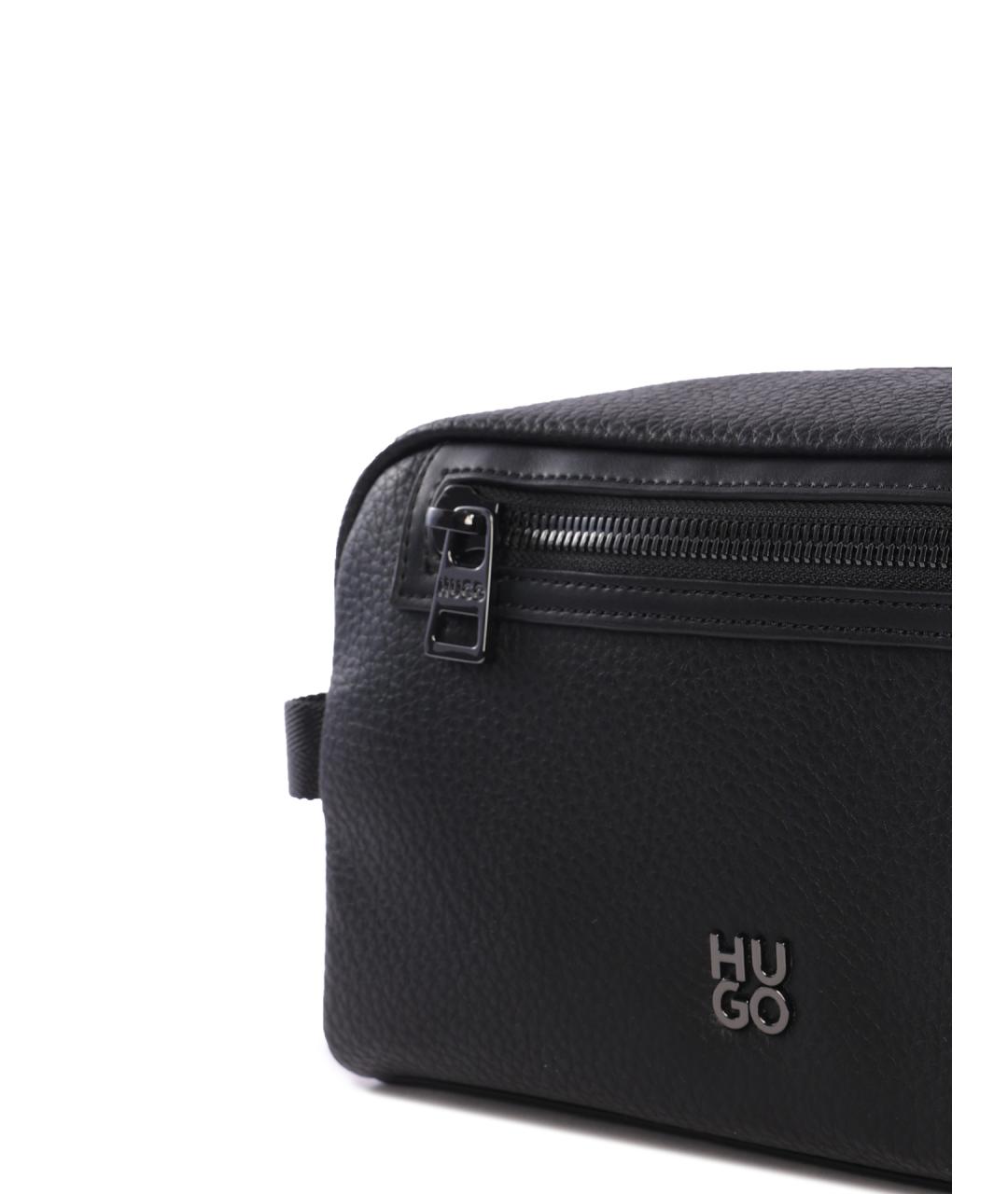HUGO Черная барсетка, фото 5