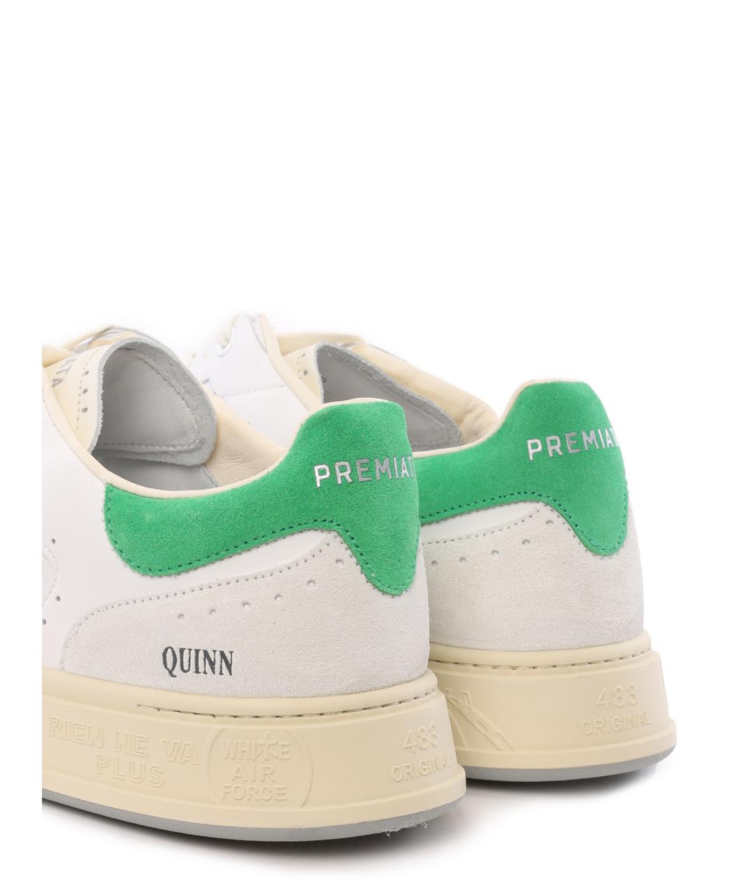 PREMIATA Белые низкие кроссовки / кеды, фото 6