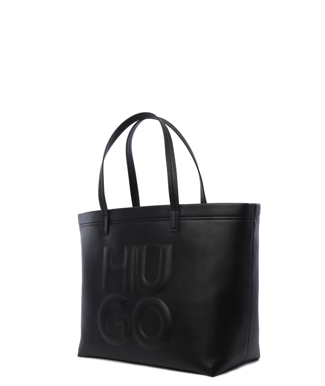 HUGO Черная сумка тоут, фото 2