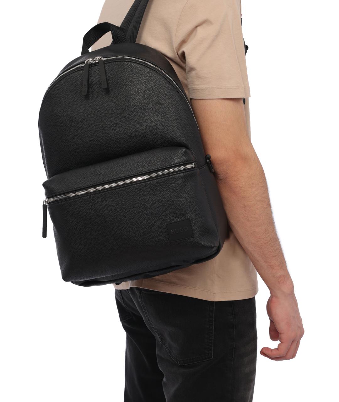 HUGO Черный рюкзак, фото 6