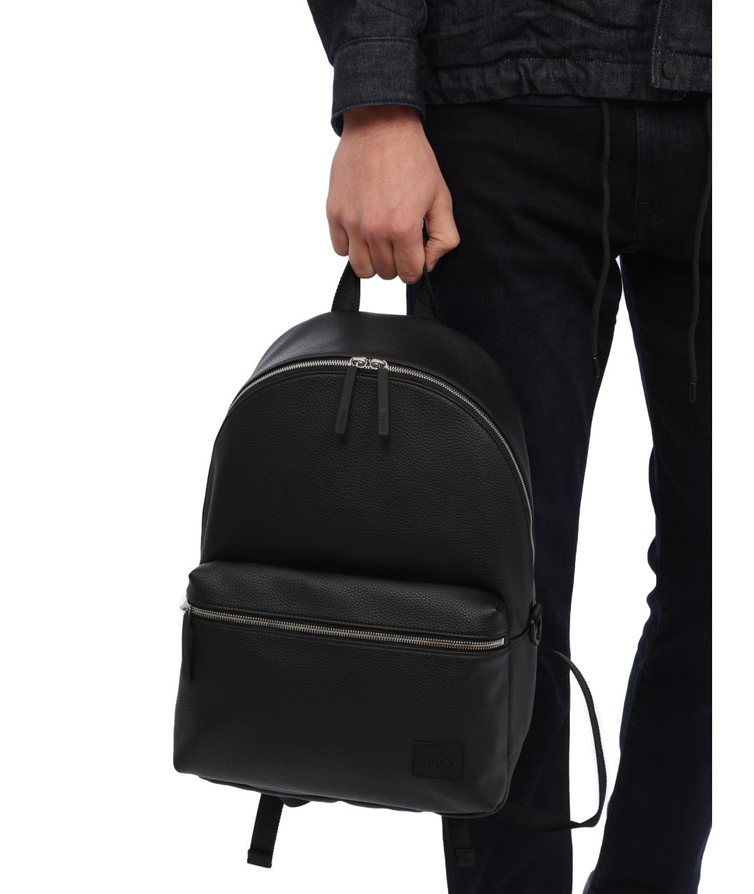 HUGO Черный рюкзак, фото 5