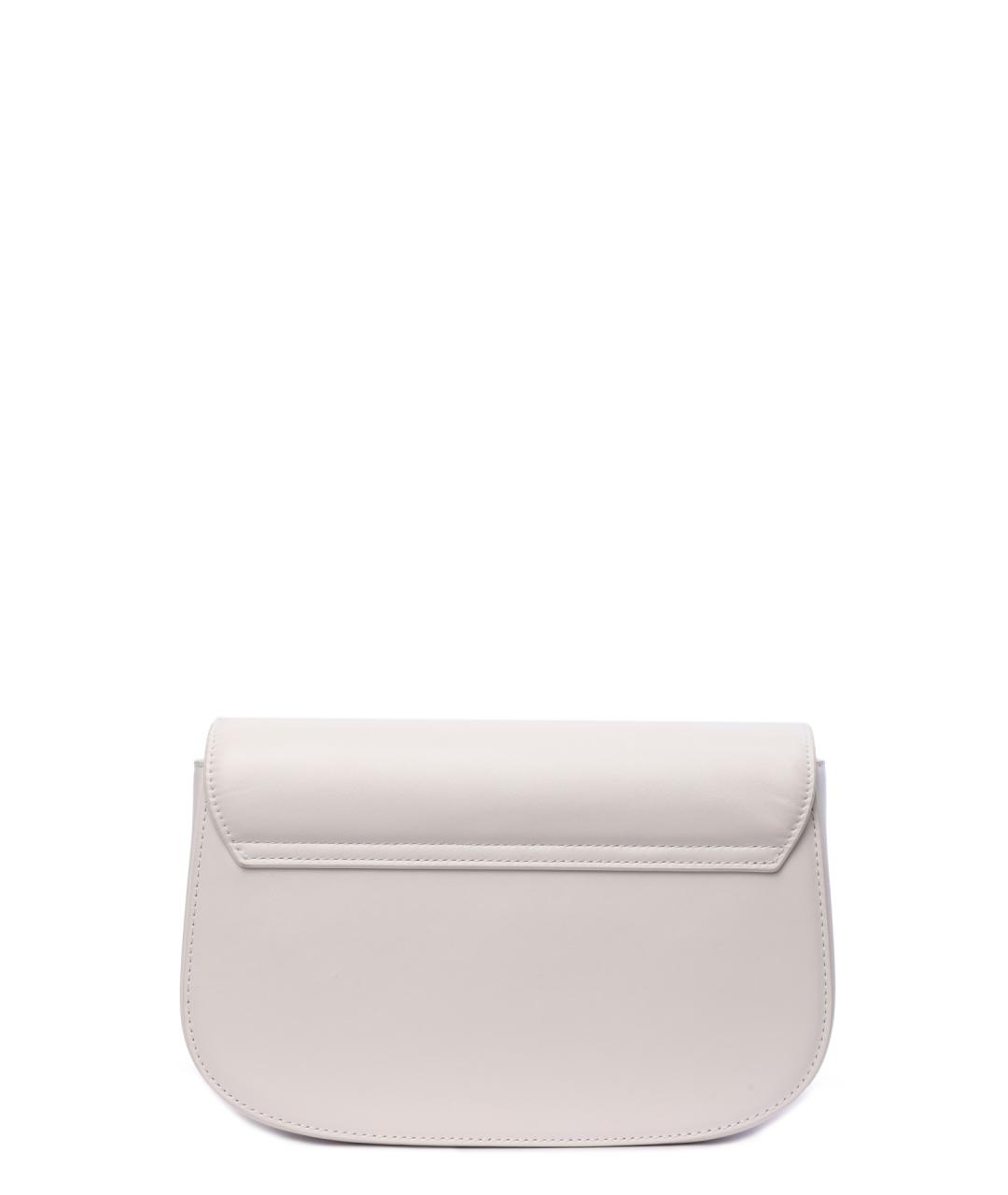 DIESEL Белая кожаная сумка через плечо, фото 4