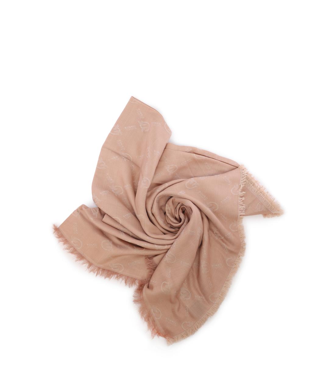 PINKO Розовый шарф, фото 3